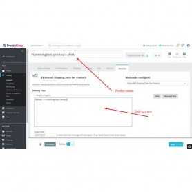 Module d'estimation de la date d'expédition par produit PrestaShop