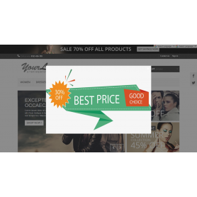 Prestashop Promo Popup - Popup-annonser, SMS och e-postmarknadsföring