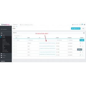 Prestashop Attachment Direct Download Link added - Product file