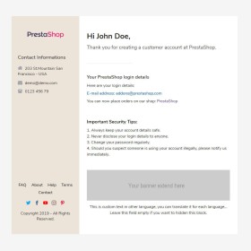 Beautiful - Mallar för e-postmeddelanden och för e-postmeddelanden i Prestashop-moduler
