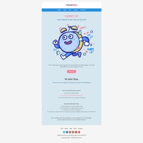 Beautiful - Template emails and for emails of modules Prestashop