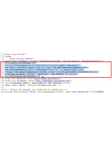 Prestashop Head Tags lägga till kod GTM GA4 och alla skriptkoder