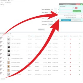 Prestashop / Bulk / Mass editing products