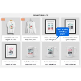 Prestashop Hide Price & Add to Cart - Customer login
