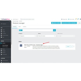 Prestashop Hide Price & Add to Cart - Customer login