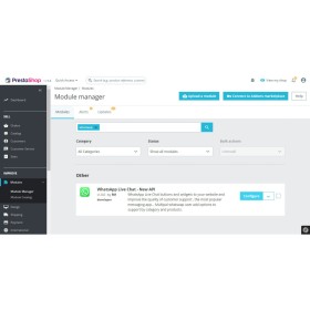 Prestashop WhatsApp Online Live Chat - flera användare och kategorier