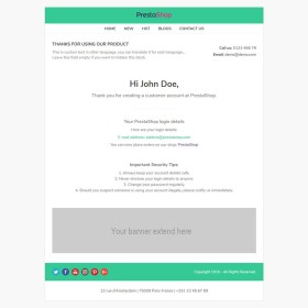 Beautiful - Template emails and for emails of modules