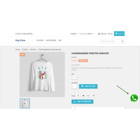 Prestashop WhatsApp Live Chat With Customers & Visitor