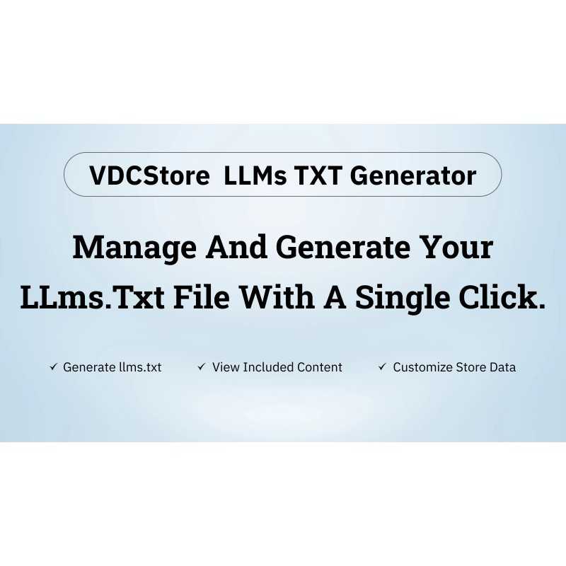 LLMs.txt Generator - Search Engine Optimization for AI Prestashop