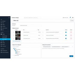 Prestsahop Product Videos in Tab - Rules Categories Product Assignments